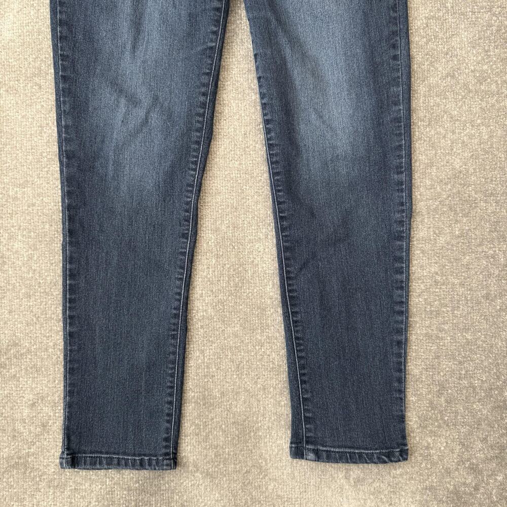 Democracy Jeans Womens 8 Blue Mid Rise Skinny Ab Technology Stretch Denim Pants - Picture 3 of 12